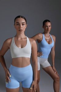 SeamlessFlow Mid Rise Scrunch Shorts