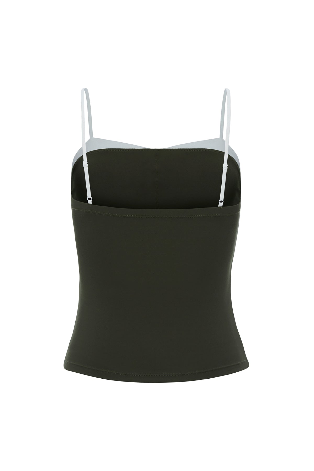 UltraSoft Two Tone Thin Strap Tank Top
