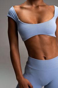 SeamlessAir Capped Reversible Sports Bra