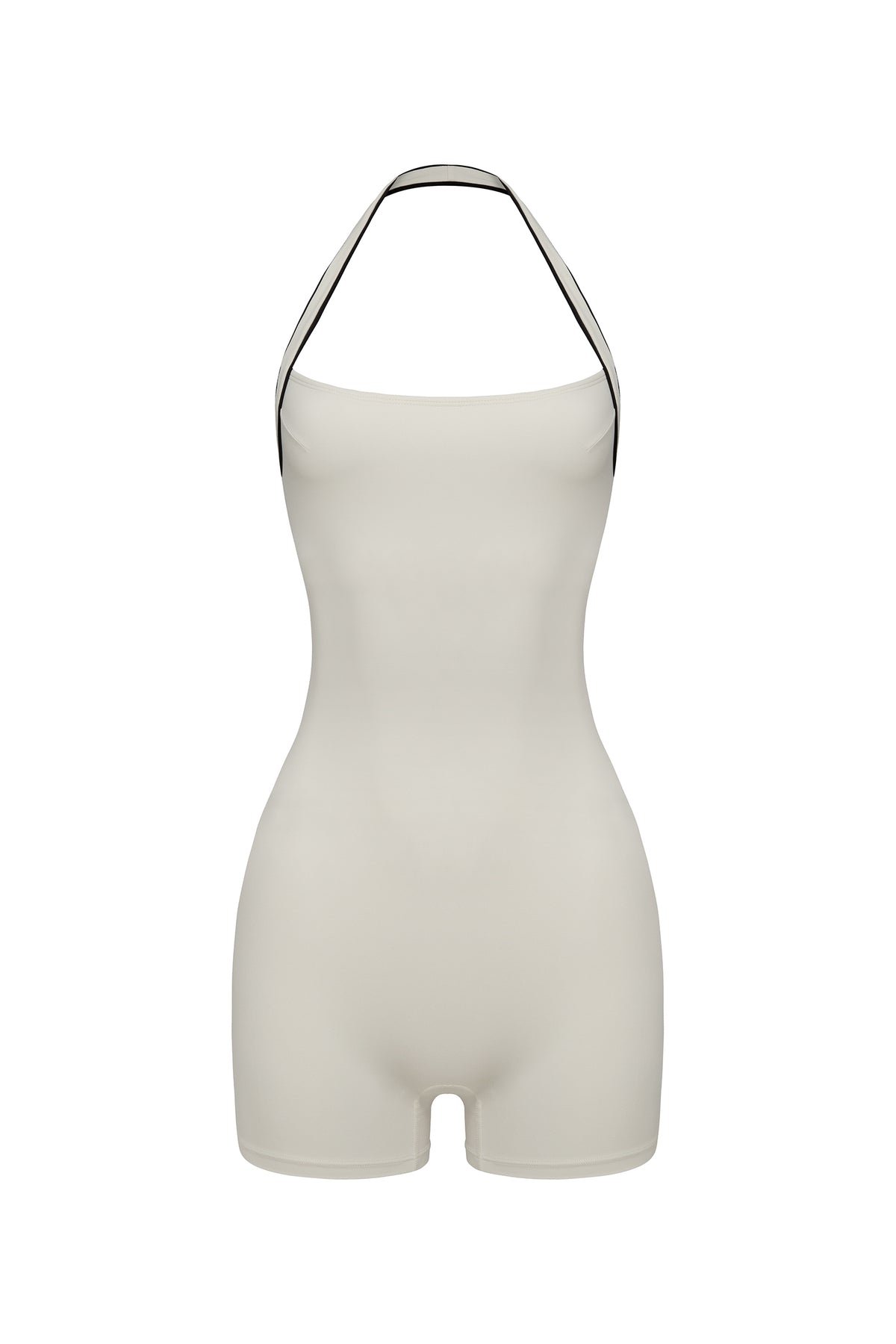 SuperSculpt Two Tone Halter Neck Bodysuit
