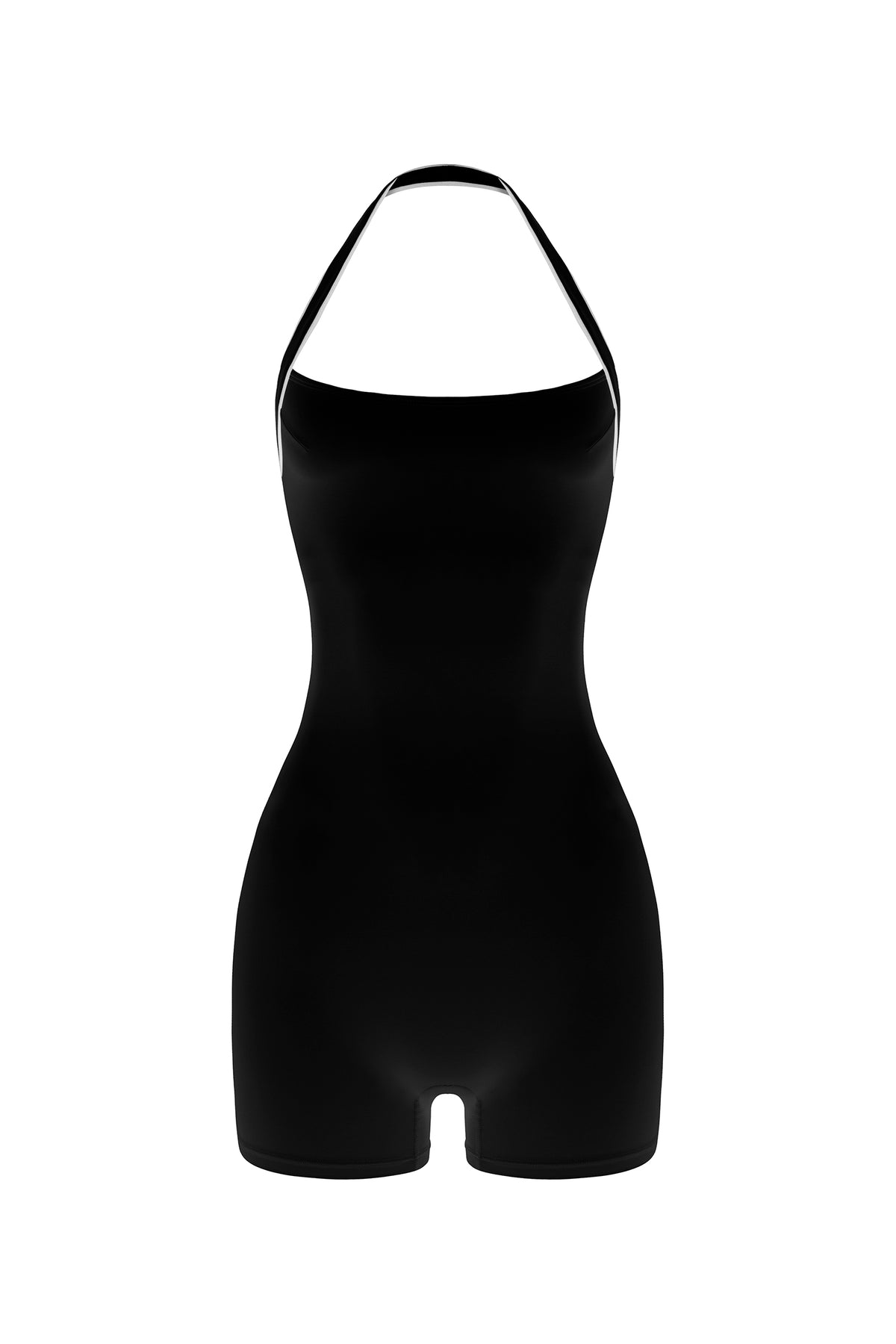 SuperSculpt Two Tone Halter Neck Bodysuit