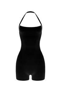 SuperSculpt Two Tone Halter Neck Bodysuit