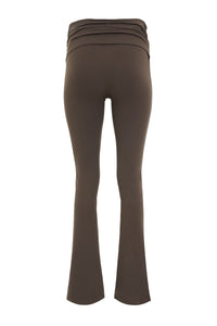 UltraSoft Ruched Fitted Flare Pants