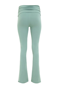 UltraSoft Ruched Fitted Flare Pants