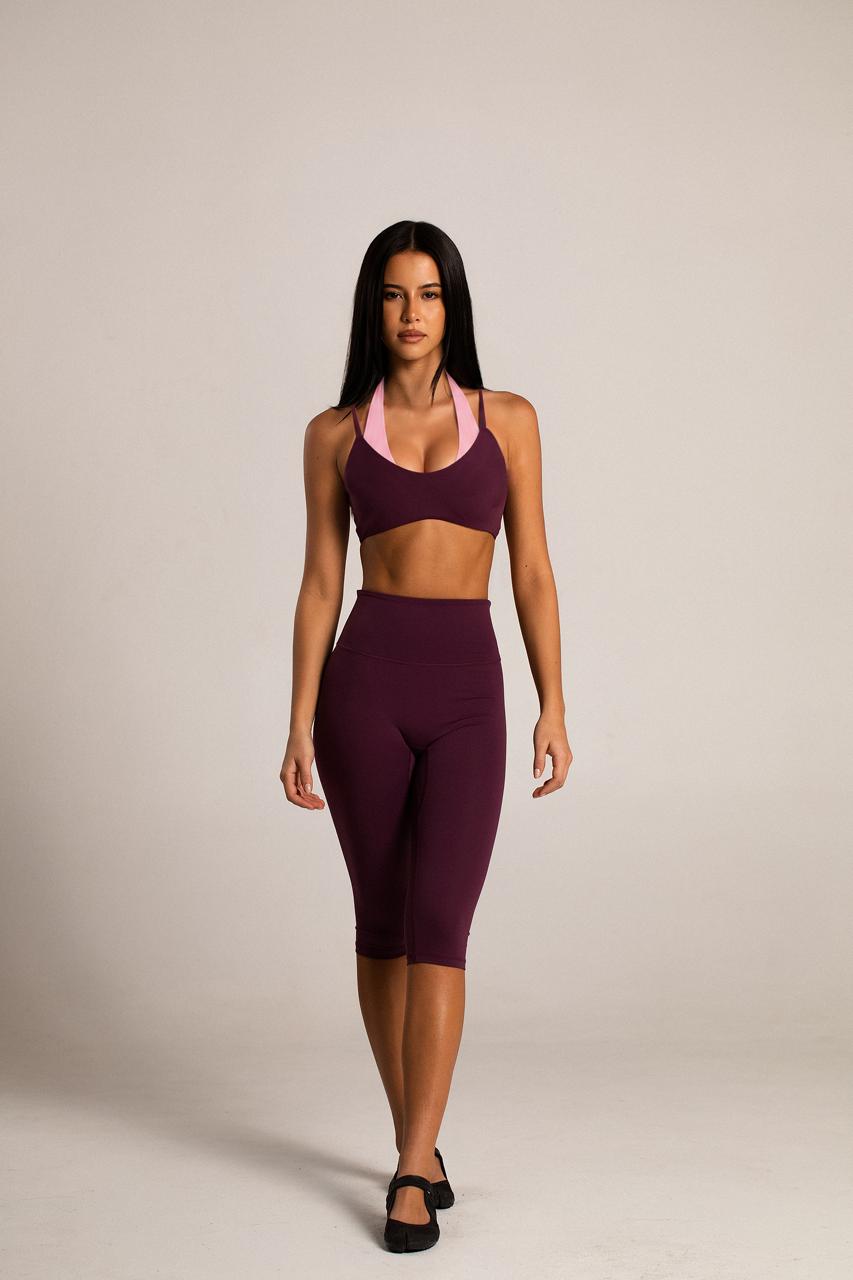 AirMotion Two tone Layer Halter Sports bra
