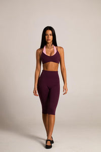AirMotion Two tone Layer Halter Sports bra